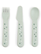 DONE BY DEER SET POSATE FOODIE HAPPY DOTS VERDE