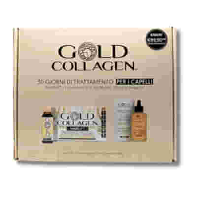 GOLD COLLAGEN BOX HAIRLIFT 3 CONFEZIONI GOLD COLLAGEN HAIRLIFT 10 FLACONI + 1 CONFEZIONE GOLD COLLAGEN SCALP REVIVAL SERUM 100 ML IN OMAGGIO