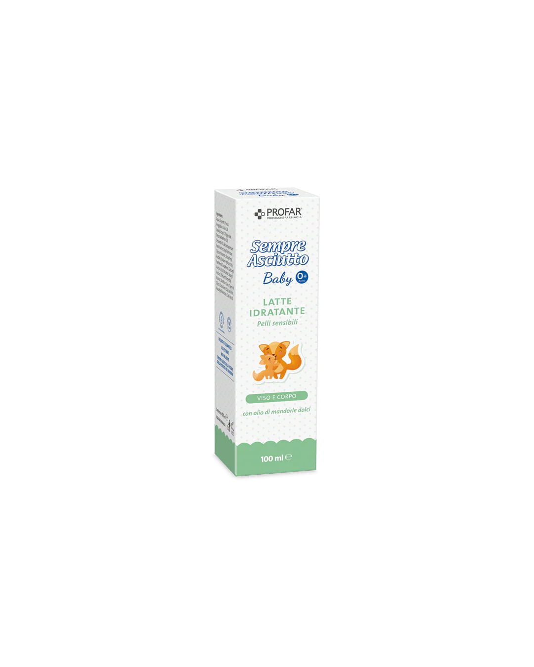 PROFAR SEMPRE ASCIUTTO LATTE IDRATANTE VISO CORPO BABY 100 ML