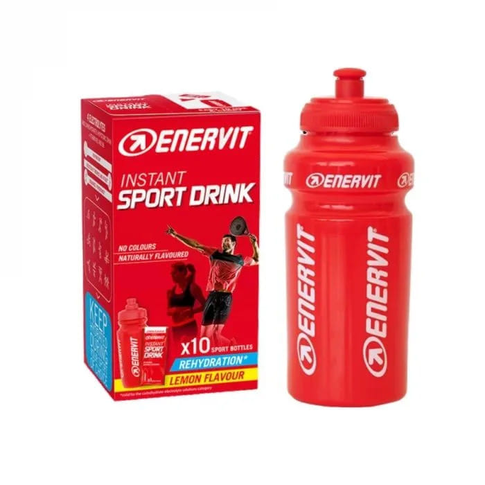 ENERVIT SPORT INSTANT SPORTDRINK PROMO 1 ASTUCCIO DA 10 BUSTINE + 1 BORRACCIA 500 ML