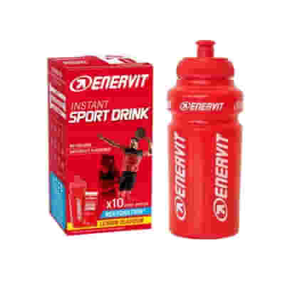ENERVIT SPORT INSTANT SPORTDRINK PROMO 1 ASTUCCIO DA 10 BUSTINE + 1 BORRACCIA 500 ML
