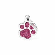 PAW MEDAGLIETTA PER COLLARE GLITTER PINK