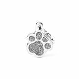PAW MEDAGLIETTA PER COLLARE GLITTER GREY