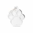 BIG PAWPRINT MEDAGLIETTA PER COLLARE WHITE