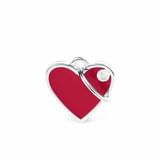 S HEART MEDAGLIETTA PER COLLARE RED