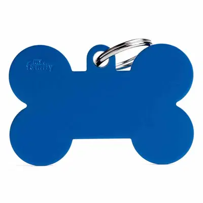 BLUE BONE MEDAGLIETTA PER COLLARE IN ALLUMINIO XL BLUE BONE MEDAGLIETTA PER COLLARE IN ALLUMINIO XL
