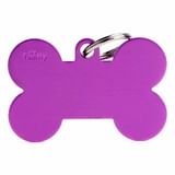 PURPLE BONE MEDAGLIETTA PER COLLARE IN ALLUMINIO XL
