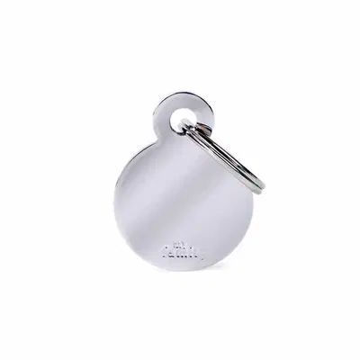 SMALL ROUND MEDAGLIETTA PER COLLARE IN OTTONE CROMATO SMALL ROUND MEDAGLIETTA PER COLLARE IN OTTONE CROMATO
