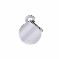 SMALL ROUND MEDAGLIETTA PER COLLARE IN OTTONE CROMATO