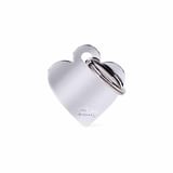 SMALL HEART MEDAGLIETTA PER COLLARE IN OTTONE CROMATO