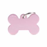BIG BONE MEDAGLIETTA PER COLLARE IN ALLUMINIO PINK