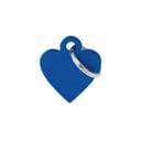 SMALL HEART MEDAGLIETTA PER COLLARE IN ALLUMINIO BLUE