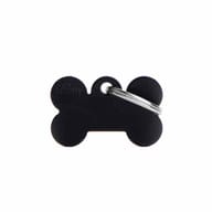 SMALL BONE MEDAGLIETTA PER COLLARE IN ALLUMINIO BLACK