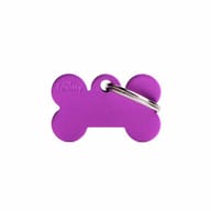 SMALL BONE MEDAGLIETTA PER COLLARE IN ALLUMINIO PURPLE
