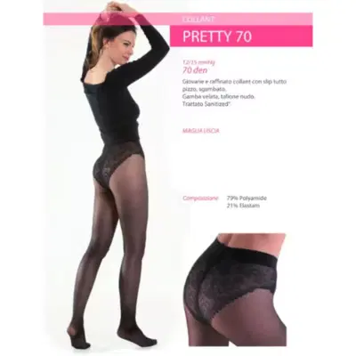 KAMILA COLL PRETTY 70D NERO 5 KAMILA COLL PRETTY 70D NERO 5