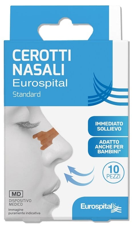 Cerotti Nasali Standard 5,6 X1,8 Cm 10 Pezzi
