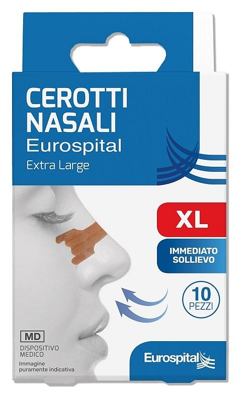 Cerotti Nasali Xl 6,7 X2 Cm 10 Pezzi