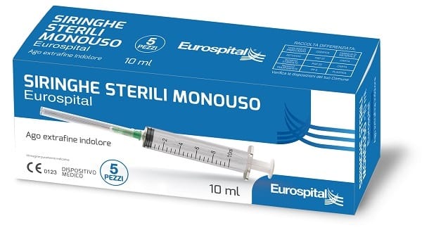 Siringa Monouso 10 Ml 5 Pezzi