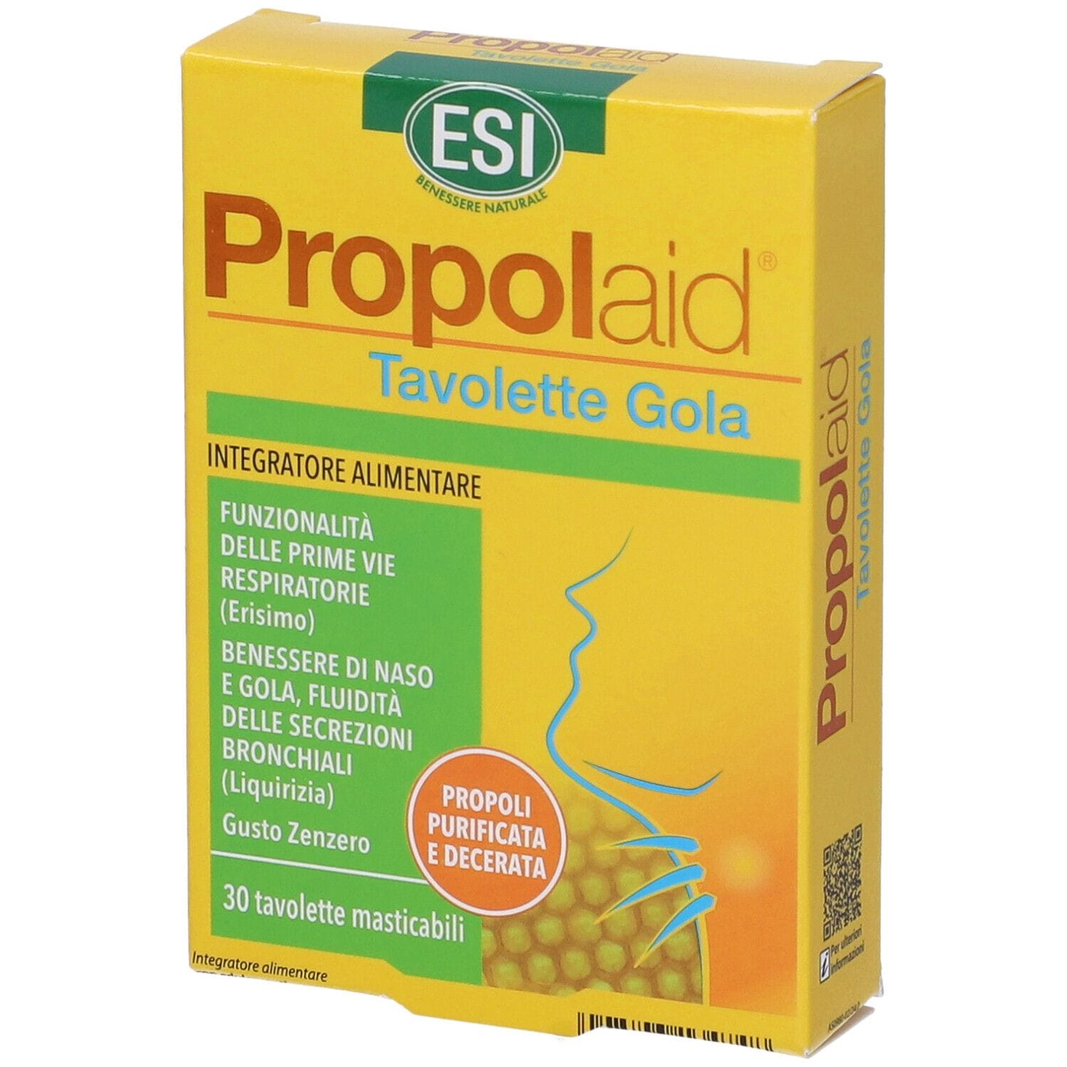 ESI PROPOLAID TAVOLETTE GOLA ZENZERO 30 TAVOLETTE