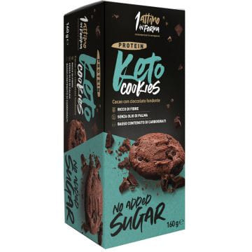 KETO COOKIES COCOA DARK CHOCOLATE 160 G