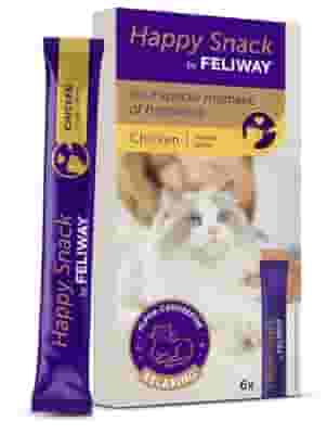FELIWAY HAPPY SNACK CHICKEN 6 STICKS