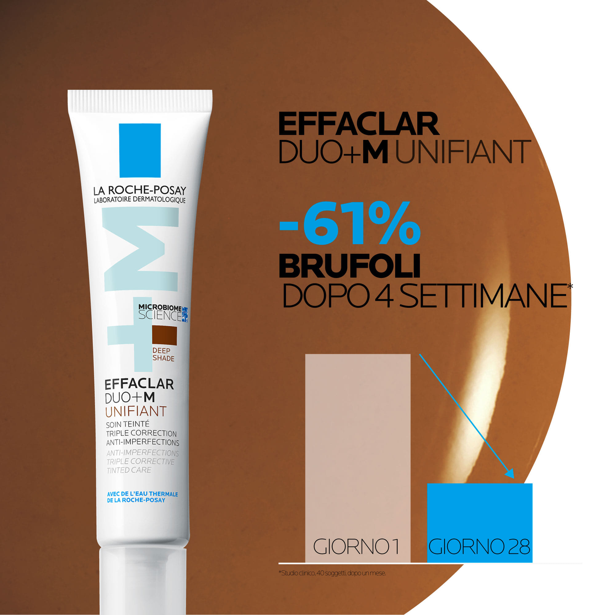 EFFACLAR DUO +M UNIFIANT DEEP 40 ML