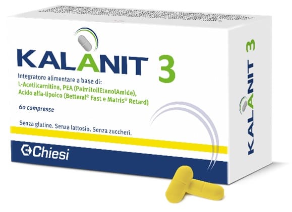 KALANIT 3 60 COMPRESSE DA 1475 MG SENZA GLUTINE, SENZA LATTOSIO, SENZA ZUCCHERI