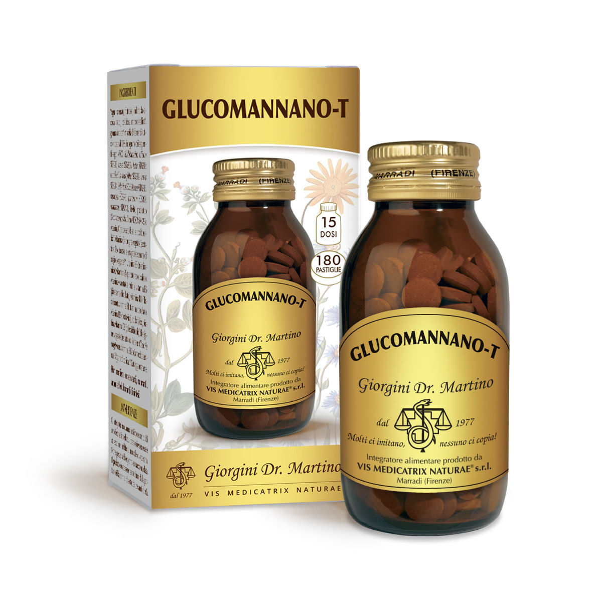 GLUCOMANNANO-T 180 PASTIGLIE