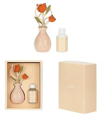 DIFFUSORE CON BACCHETTE + REFIL TULIPANO DIFFUSORE CON BACCHETTE + REFIL TULIPANO