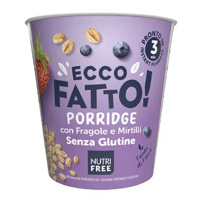 NUTRIFREE ECCO FATTO PORRIDGE FRAGOLE E MIRTILLI 50 G NUTRIFREE ECCO FATTO PORRIDGE FRAGOLE E MIRTILLI 50 G