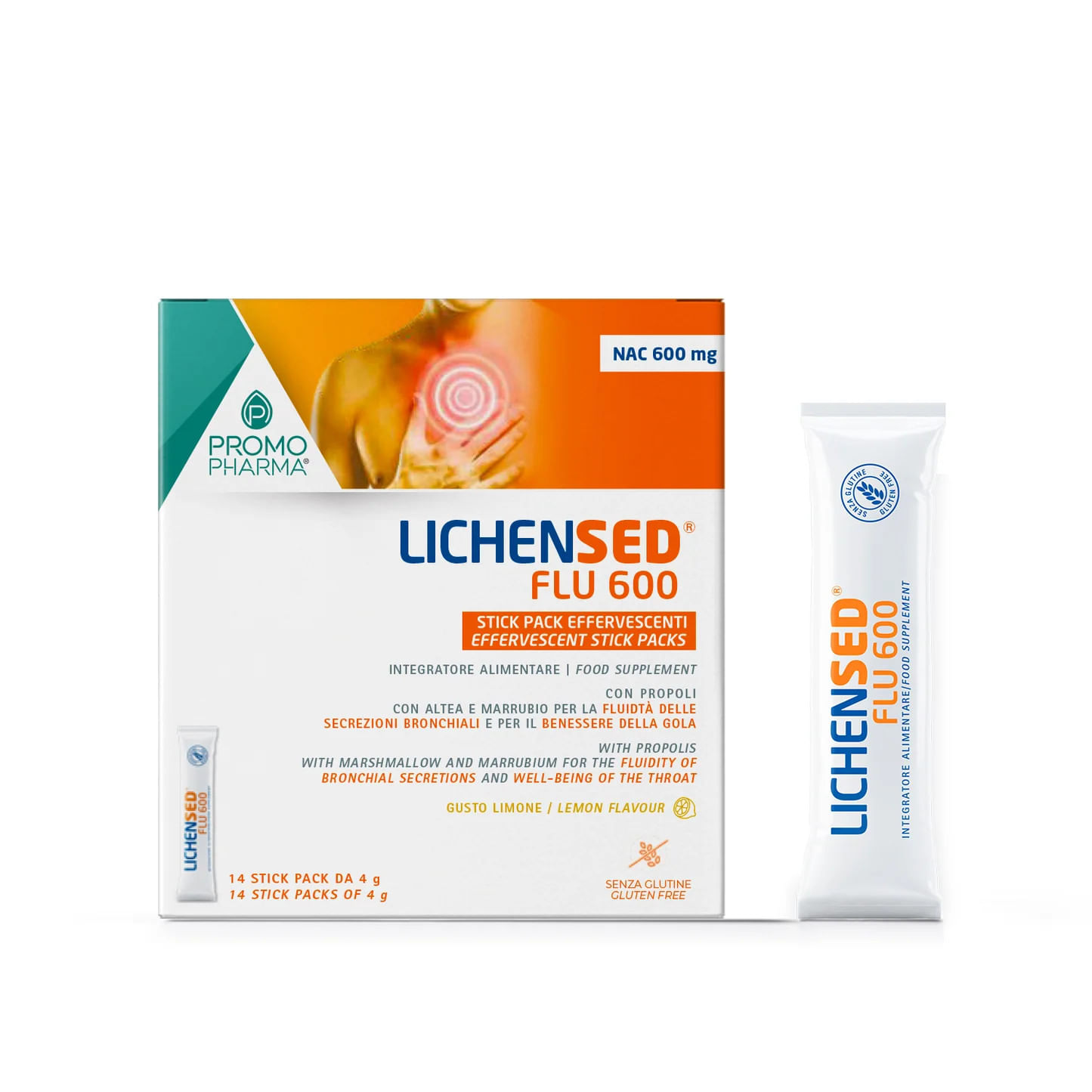 LICHENSED NAC FLU 600 14 STICK