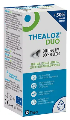 SOLUZIONE OFTALMICA THEALOZ DUO 15 ML SOLUZIONE OFTALMICA THEALOZ DUO 15 ML