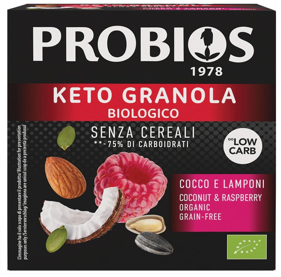 PROBIOS KETO GRANOLA COCCO E LAMPONI