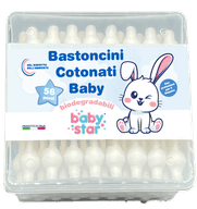BABYSTAR BASTONCINI COTONATI 56 PEZZI