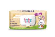BABYSTAR SALVIETTINE BEBE' AVENA BIO 120 PEZZI