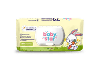 BABYSTAR SALVIETTINE BEBE' CAMOMILLA 72 PEZZI