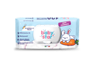 BABYSTAR SALVIETTINE BEBE' TALCO 120 PEZZI
