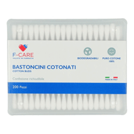 F CARE BASTONCINI COTONATI 200 PEZZI