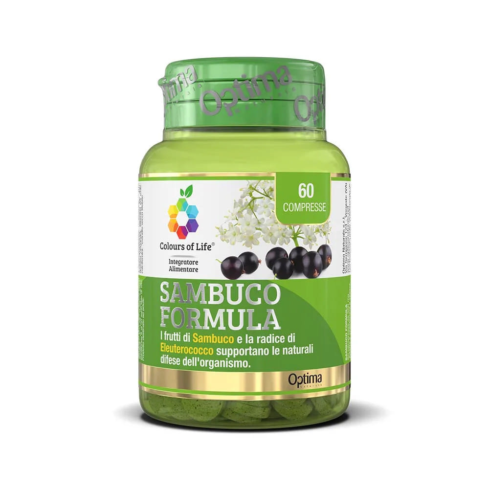 COLOURS OF LIFE SAMBUCO FORMULA 60 COMPRESSE FLACONE PLASTICA