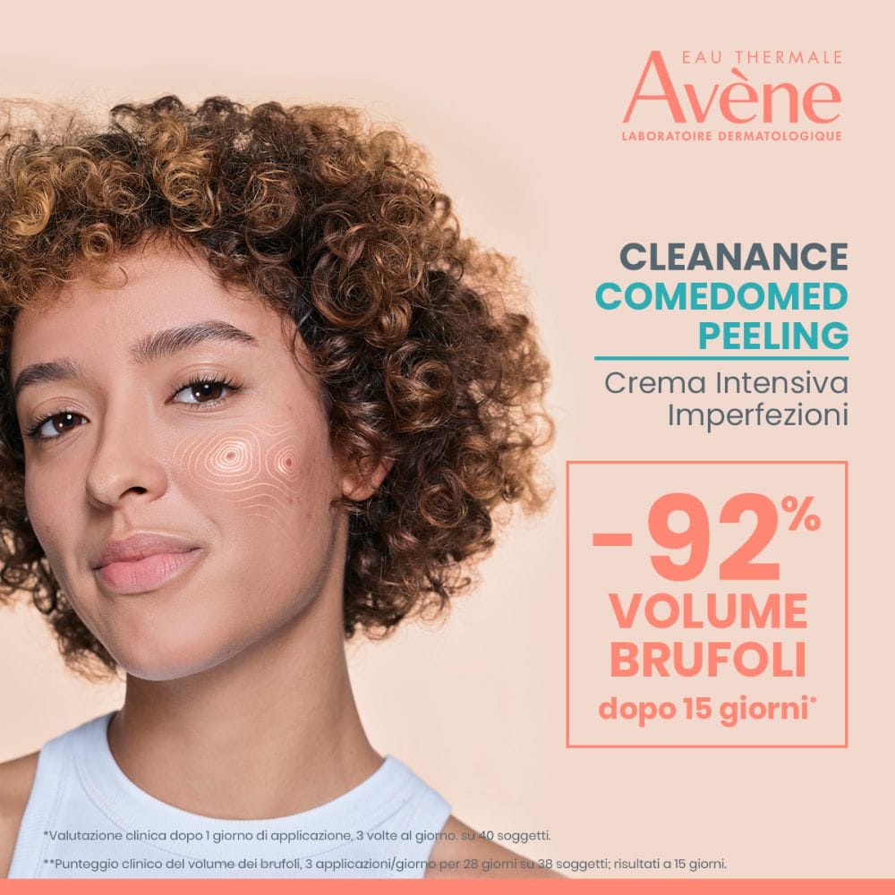 Eau Thermale Avène Cleanance Comedomed Peeling Crema Intensiva Imperfezioni, Riduce le imperfezioni dal 1° giorno, Pelle a tendenza acneica, 40ml 