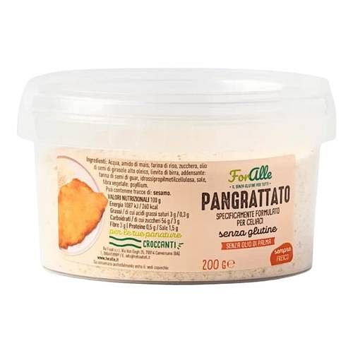 Foralle Pangrattato Senza Glutine 200 G