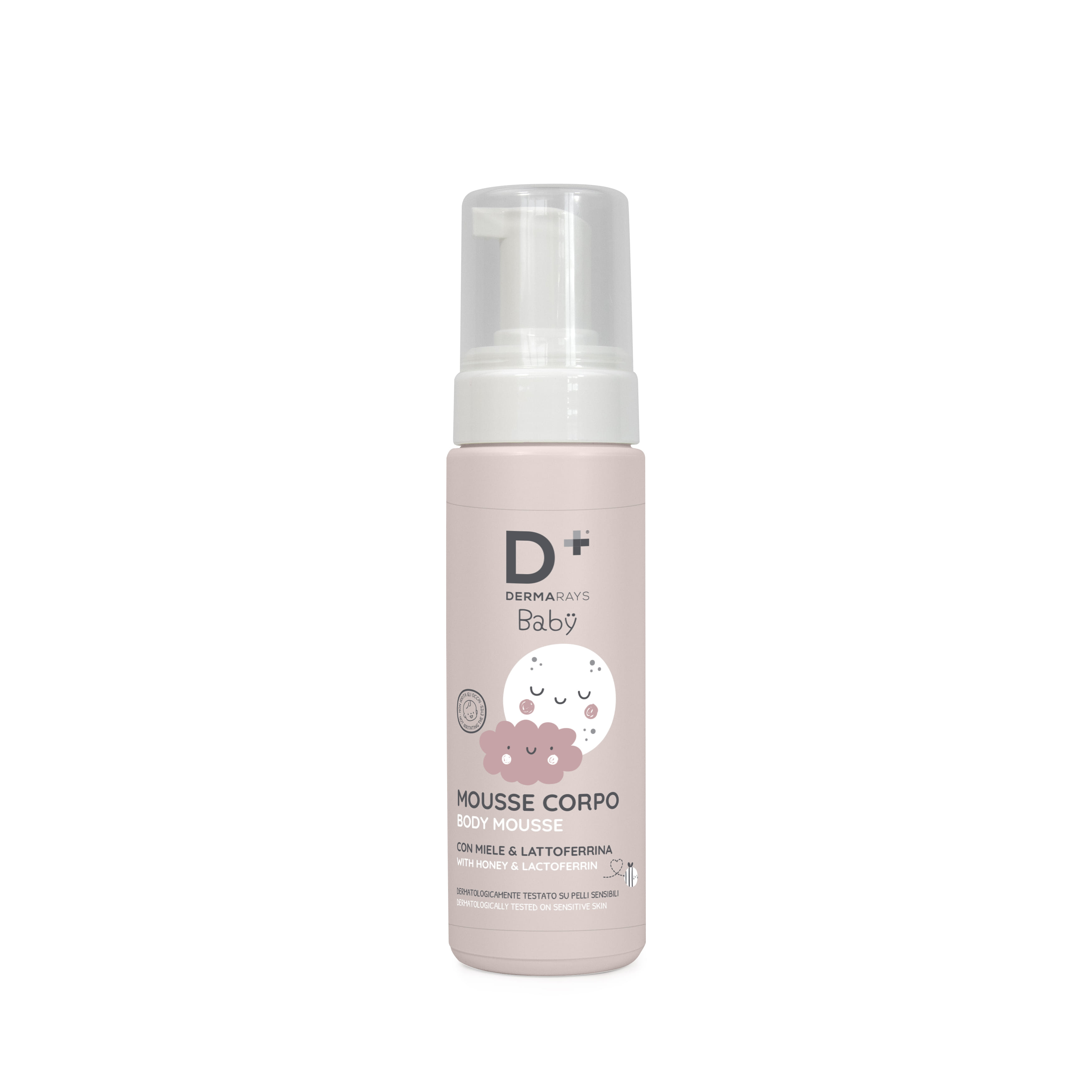 DERMARAYS MOUSSE DETERGENTE MIELE & LATTOFERRINA 180 ML