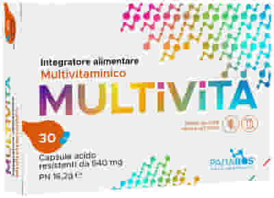 MULTIVITA PANAROS 30 CAPSULE ACIDO RESISTENTI DA 540 MG SENZA GLUTINE SENZA LATTOSIO