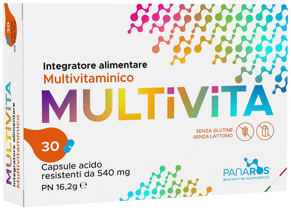 MULTIVITA PARANOS 30 CAPSULE ACIDO RESISTENTI DA 540 MG