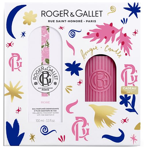 Roger&Gallet Set Natale Rose 100 Ml + Candela