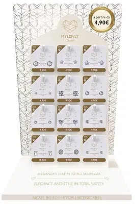 MYLOVLY GIOIELLI ICE ORECCHINO PUNTO LUCE QUADRATO 5MM MYLOVLY GIOIELLI ICE ORECCHINO PUNTO LUCE QUADRATO 5MM