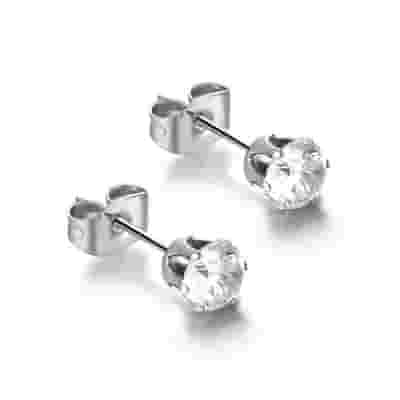 MYLOVLY GIOIELLI ICE ORECCHINO PUNTO LUCE QUADRATO 5MM