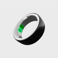 NIAH MOON SMART RING DIAMETRO 20,10 MM FUNZIONE TOUCH E HEALTH CARE NERO