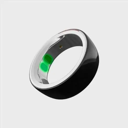 Niah Moon Smart Ring Diametro 20,10 Mm Funzione Touch E Health Care Nero