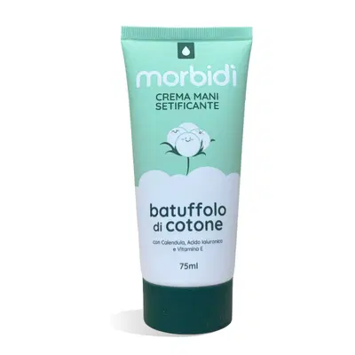 MORBIDI' CREMA MANI BATUFFOLO DI COTONE 75 ML MORBIDI' CREMA MANI BATUFFOLO DI COTONE 75 ML